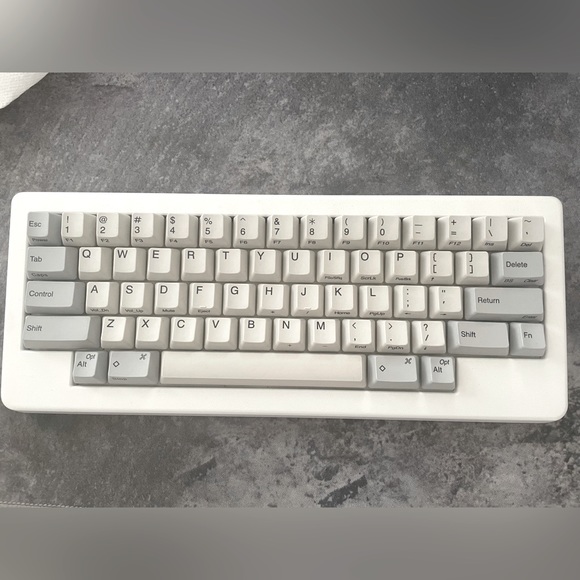 Norbauer Other - like new Norbauer Heavy Grail K2 white build HHKB Pro 3 Topre Happy keyboard